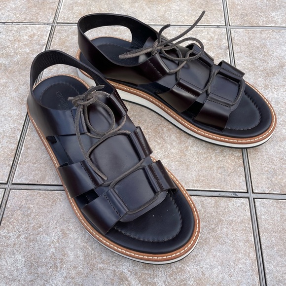Giorgio Armani Leather Sandals main image 3